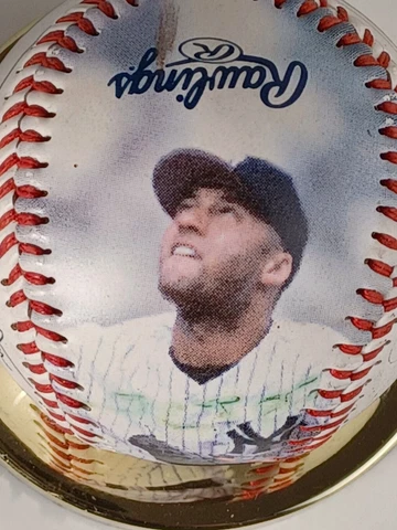 2002 New York Yankees Derek Jeter Fotoball Cover