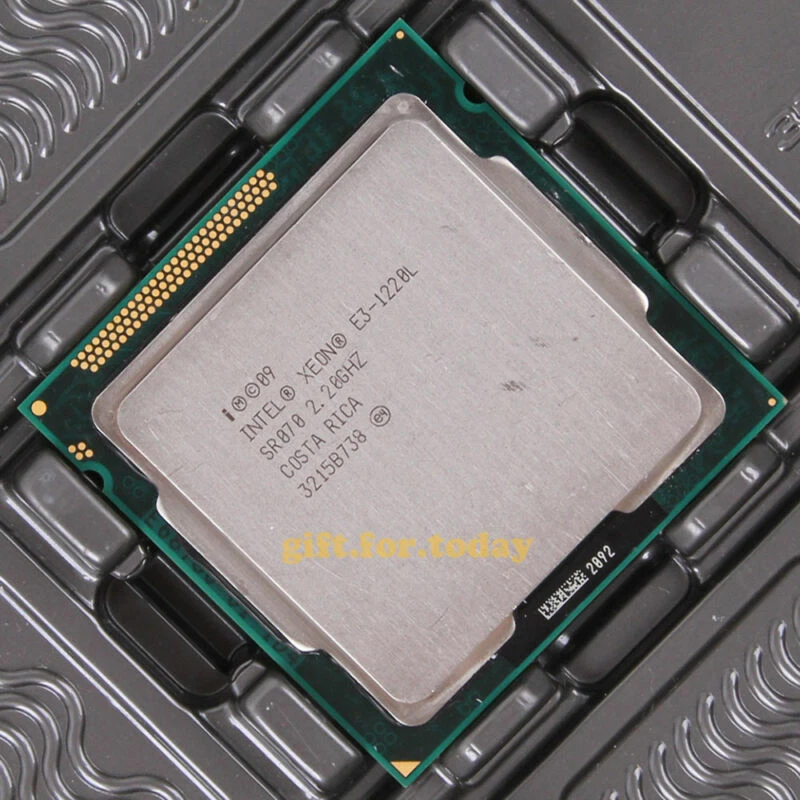 Original Intel Xeon E3-1220L Low-Power 2.2 GHz Dual-Core LGA 1155 CPU TDP 20W - Image 1 of 1