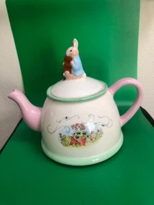 Beatrix Potter Peter Rabbit Teekanne von Teleflora 2002 Keramik - Bild 1 von 8