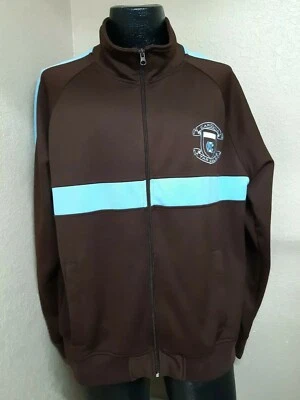 Carolina Tar Heels UNC Baloncesto Cremallera Completa Sudadera Para Hombres Grande Marrón Bebé Azul Foto 1 de 4