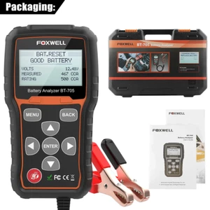 BT705 Professional Battery Tester 12V 24V Heavy Duty Truck Cranking Charging Sys - Picture 1 of 12