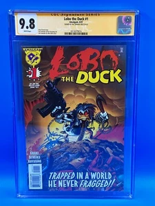 Lobo the Duck #1 - Amalgam - CGC SS 9.8 NM/MT - Signed by Val Semeiks - Picture 1 of 4