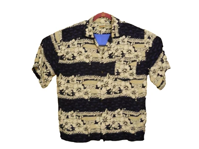 Mens Jammin Shirt w/ Hawaii Print, Size L - Image 1 of 3