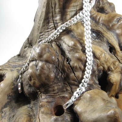 5.5MM Solid 925 Sterling Silver Men's Italian MIAMI CUBAN Chain Made in Italy - Image 1 of 4