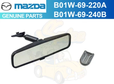 Espejo retrovisor habitación Mazda genuino nuevo RX-7 93-95 FD3S Foto 1 de 4