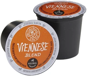 96/PACK - Coffee Bean & Tea Leaf Viennese Blend Coffee K-Cup Pods BULK PACKAGING - Picture 1 of 1