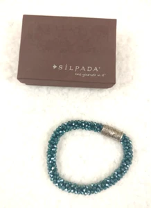 Silpada Armband Sterlingsilber Second Nature B2901 Magnetverschluss - Bild 1 von 3