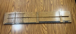 Unusual Antique Korean Korea Bamboo Fishing Rod Display Mounted - Picture 1 of 12