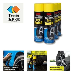 12-Ounce More Shine Tire Finish Non-Greasy Spray Enhances and Restores Your T... - Picture 1 of 7