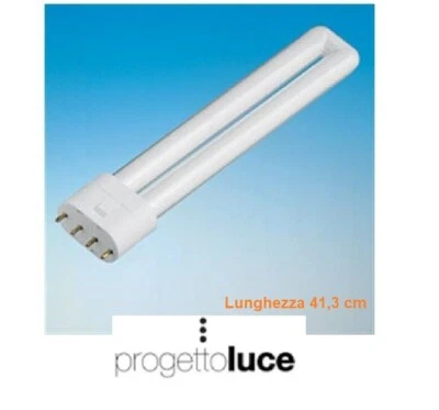 HERCULES Lampadina Neon Fluorescente 2g11 4 pin 36 watt LUCE BIANCA PL-L 36w-4p 6500k