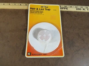 Vintage NOS Plumbing Chrome hair & Lint trap sink cover strainer part repair - Picture 1 of 4