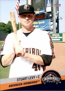 2016 Aberdeen Ironbirds Choice #17 Stuart Levy Little Rock Arkansas AR Card