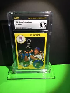 1991 Starting lineup Bo Jackson CSG 8.5 Kenner Kc Royals - Picture 1 of 5