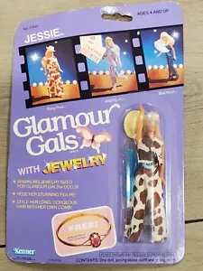 Vintage Glamour Gals with Jewelry Doll Jessie in Pony Print Kenner 1982 dscl - Picture 1 of 8