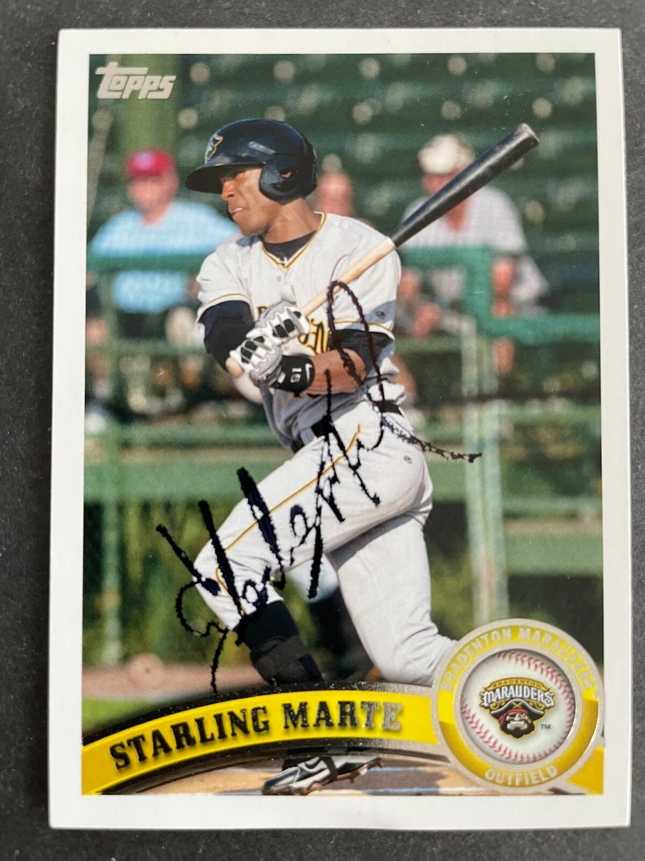 2011 Topps (Pro Debut) SIGNED: Starling Marte #307 - Image 1 of 1