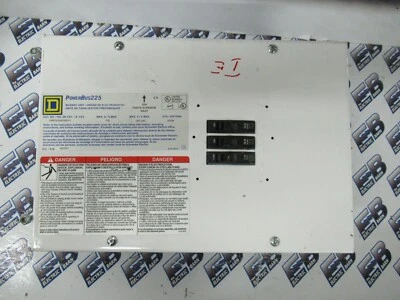 Square D PBPQO5A100LP1, PowerBus225, 100 Amp, 240V, 3PH 5W, Enchufe Bus - GARANTÍA Foto 1 de 3
