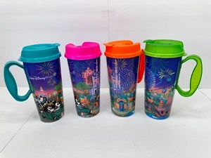 2024 Walt Disney World Resort Reusable Refillable Mug Mickey & Friends 4 Parks - Picture 1 of 9