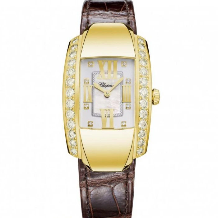 ¡Nuevo reloj Chopard La Strada 419402-0004 de diamantes de oro amarillo de 18 k para dama!!! Foto 1 de 1
