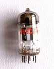 Tube 12AT7 RCA BLACK PLATE NOS  NIB neuf 1 pièce en boîte d