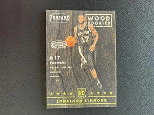 Jonathon Simmons 2015-16 Panini Threads Wood Rookie RC SSP Spurs C9 - Picture 1 of 2