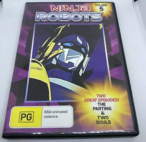 Ninja Robots Volume 5 Region 4 AUS PAL ANIME DVD Two Episodes Mint Discs - Picture 1 of 4