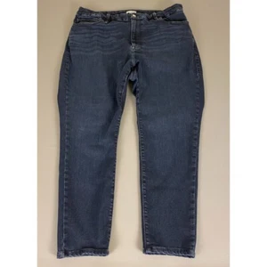 Good American Jeans Women's Size 20-26 High Rise Blue Dark Wash Denim Comfort - Picture 1 of 14
