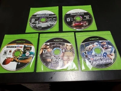 Microsoft Xbox Game Lot 5 Games-Loose Discs Only TESTED! FREE SHIPPING! - Image 1 of 4