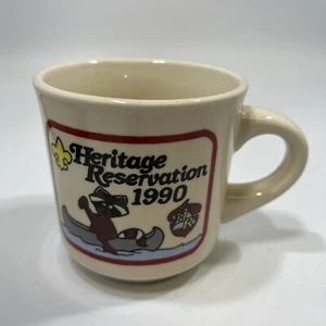 Vintage Boy Scout Mug Heritage Reservation 1990 BSA - Picture 1 of 4