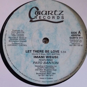 Imani Weusi featuring Pato Banton - Let There Be Love (12") - Picture 1 of 3