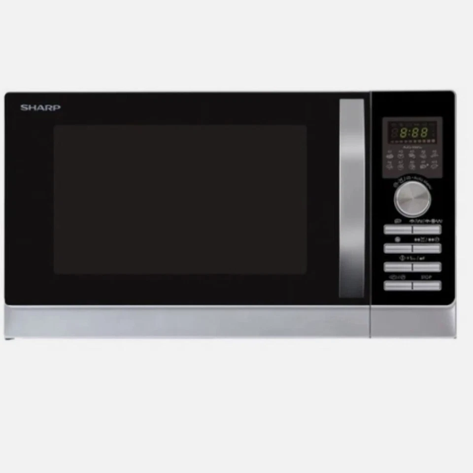 Sharp R843INW Kombi Mikrowelle 4-in-1 25 Liter 900 Watt Pizza Grill  A+Ware - Bild 1 von 4