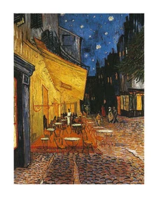 Terrasse de Cafe la Nuit Cafe Terrace at Night Vincent van Gogh Art Print 16x20 - Picture 1 of 1