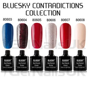 Bluesky 2015 CONTRADICTIONS Collection UV/LED Soak Off Gel Nail Polish FREE P&P - Picture 1 of 13