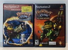 Ratchet & Clank PS2 Game Lot of 2: Up your Arsenal and Going Commando COMPLETE