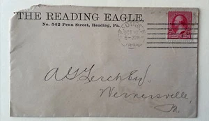 1894 Cover The Reading Eagle 542 Penn Street Reading Pennsylvania Newspaper - Picture 1 of 4