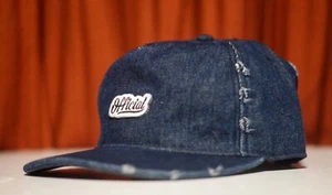 Nueva gorra plana oficial StreetWear azul para hombre con cierre a presión RHTNBR-120 - Imagen 1 de 5