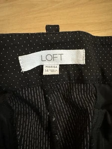 LOFT Size 14 NWOT Women's Marisa The Riviera Pants Inseam 25" - Picture 1 of 10