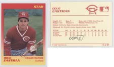 1989 Star Cedar Rapids Reds Doug Eastman #5