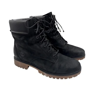 Timberland Jayne 6" Leder Schnürstiefel wasserdicht schwarz Damengröße 9 - Bild 1 von 11