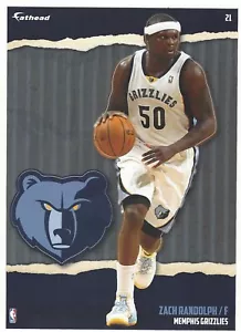 ZACH RANDOLPH FATHEAD INTERCAMBIABLES MEMPHIS GRIZZLIES LOGOTIPO MSU SPARTANS 2014-15 #21 - Imagen 1 de 3