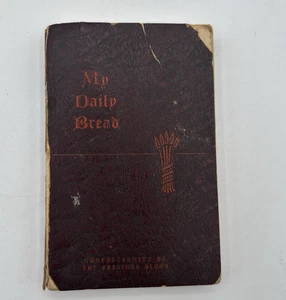 Libro My Daily Bread 1954 vintage lectura de bolsillo reflexión oración - Imagen 1 de 11