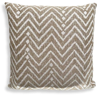 Uttermost 64064 Argo 20 inch Toffee and Cream Outdoor Pillow - Image 1 of 3
