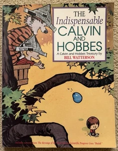 THE INDISPENSABLE CALVIN AND HOBBES BY BILL WATERSON 1992 PAPERBACK COMIC STRIP - Picture 1 of 6