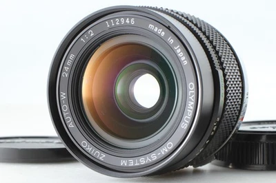 Late Model [MINT+++] Olympus OM System Zuiko Auto W 24mm f/2 MF Wide Lens JAPAN - Image 1 of 4