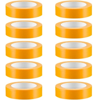 10x Profi Goldband Krepp 50 m Rolle Fineline Washi Klebeband Malerband Kreppband - Bild 1 von 4