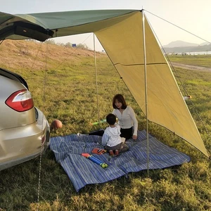 Car Side Awning Rooftop Tent Outdoor Camping Shelter Portable Waterproof Tent - Picture 1 of 17