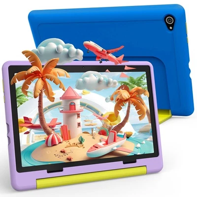 10 zoll Android 14 Kinder Tablet Octa Core 8GB RAM 64GB ROM IPS Wi-Fi 6 BT - Bild 1 von 4