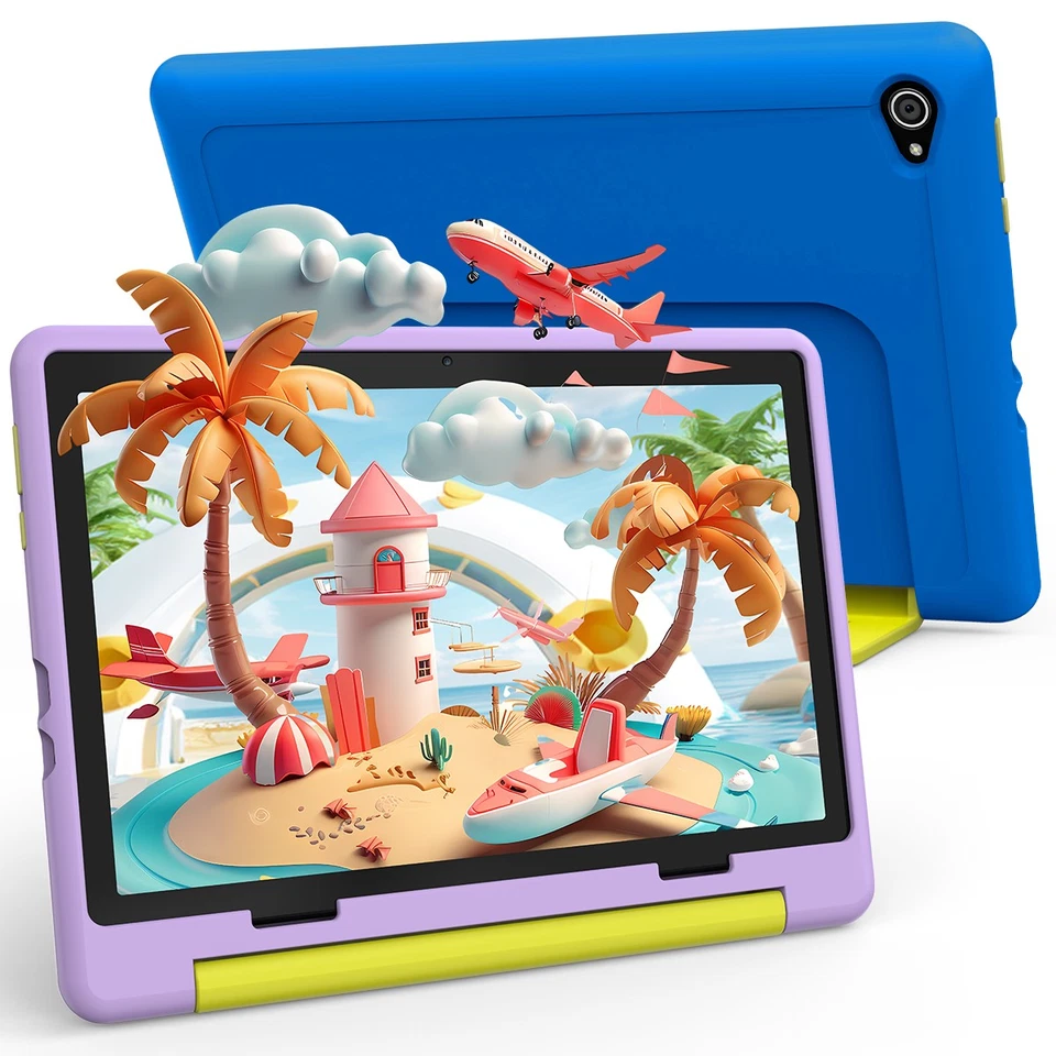 2025 New Android 14 Kids Tablet 10.1 inch 8+128GB Parental Control Widevine L1 - Image 1 of 4