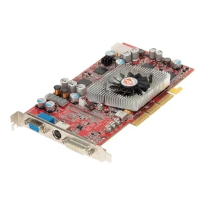 Graphics Card Connect 3D ATI RADEON 9800 PRO 128MB DVI VGA TV-OUT AGP C3D 6033 - Picture 1 of 3