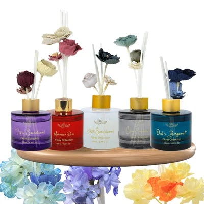 Reed Diffuser Baltus 100ml Oil Faux Flower Room Air Freshener Aromatherapy Decor