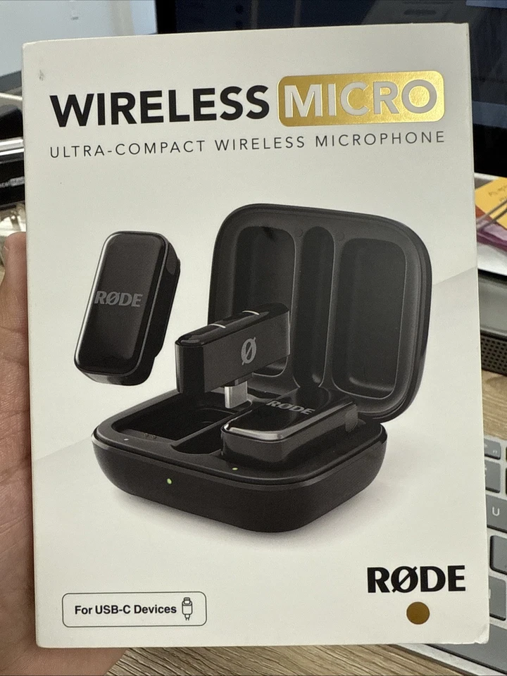 Rode Wireless Micro Microphone Kit - USB-C, Black- NEW & SEALED! - Image 1 of 1
